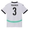 Officiële Voetbalshirt Oostenrijk Gernot Trauner 3 Uit EK 2024 - Heren